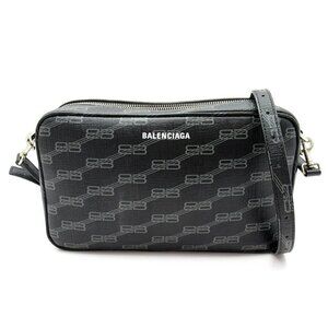Balenciaga Bbmonogram Camera Bag Black